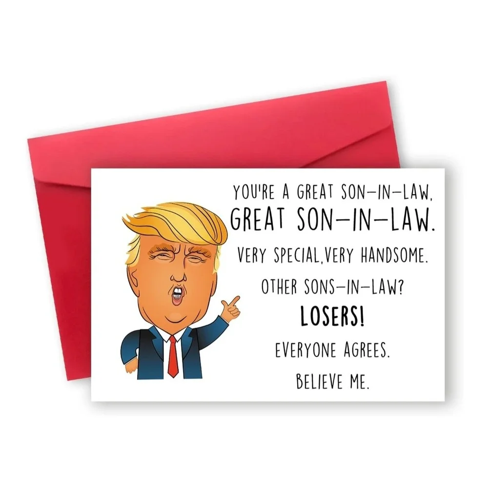 Funny Trump Son-in-law Father's Day Card Birthday Gift For Men Him‎ Idea
